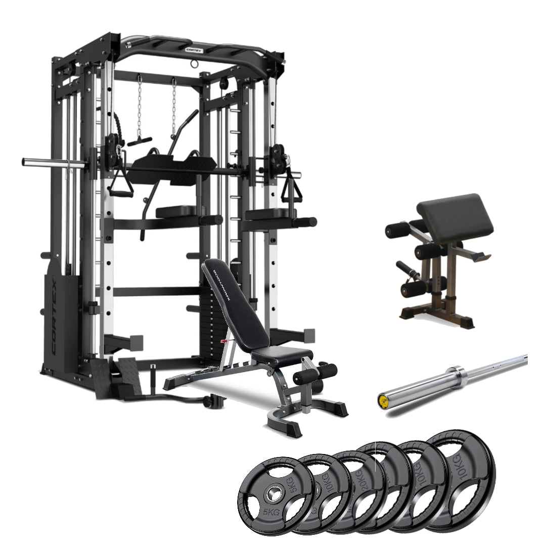 CORTEX SM-25 Smith Machine – 90Kg Weight Package Bundle
