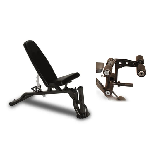 Inspire Adjustable FID Bench and SCS Leg Extension Attachment package