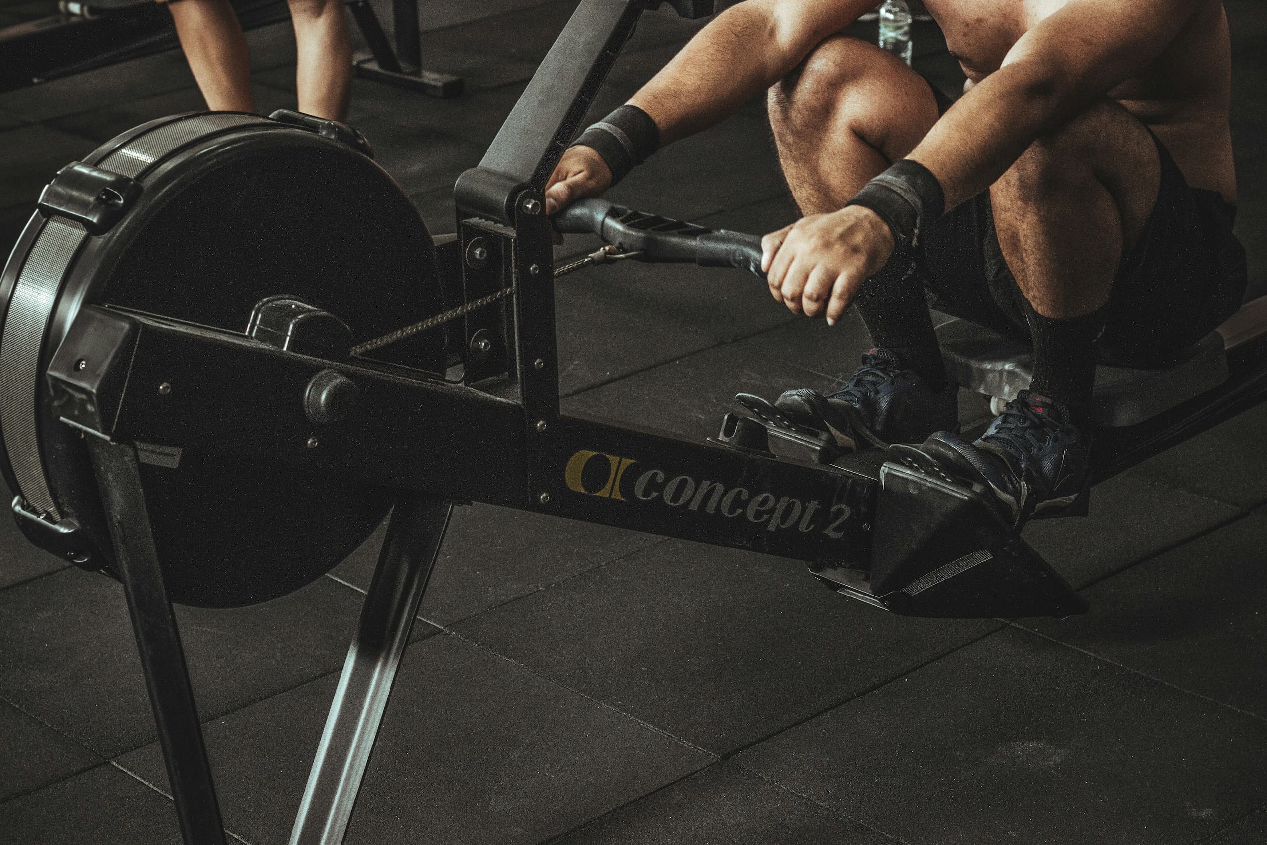 Athlete performing exercise with quality fitness equipment available in Melbourne