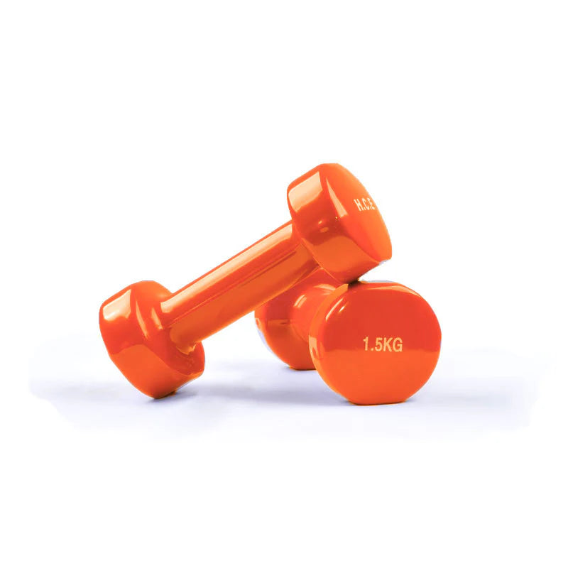 1.5kg Vinyl Dipped Dumbbell - Single - Gym Equipment Melbourne