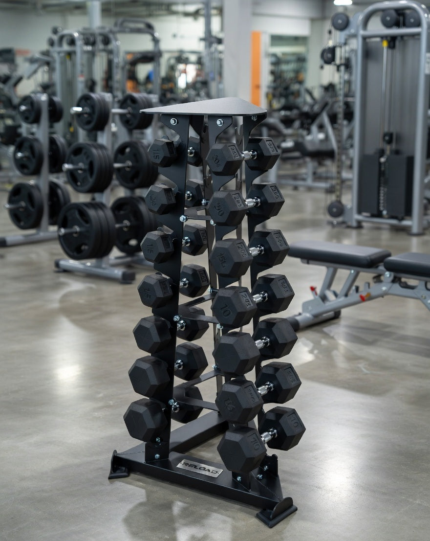 12 Pair Vertical Dumbbell Rack