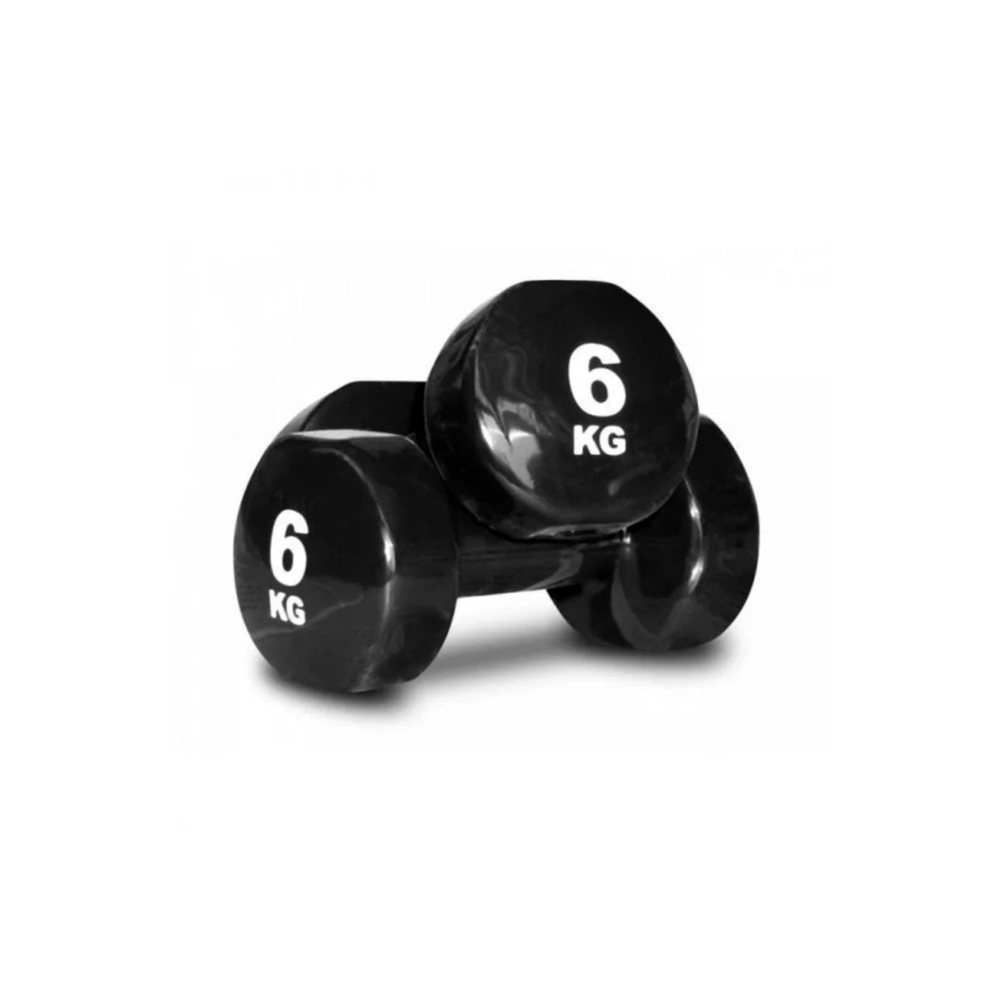 6kg Vinyl Dipped Dumbbell - Single - Gym Equipment Melbourne