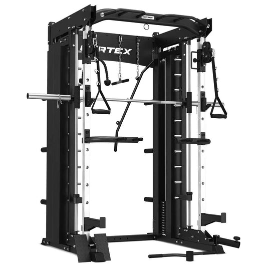 CORTEX SM-25 6-in-1 Power Rack with Smith & Cable Machine