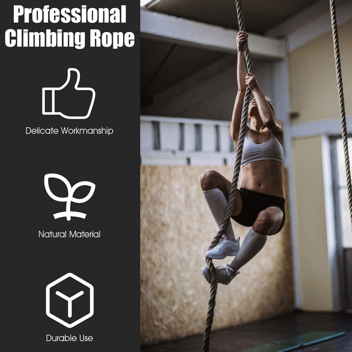 Climbing Rope - 7m - Gym Equipment Melbourne