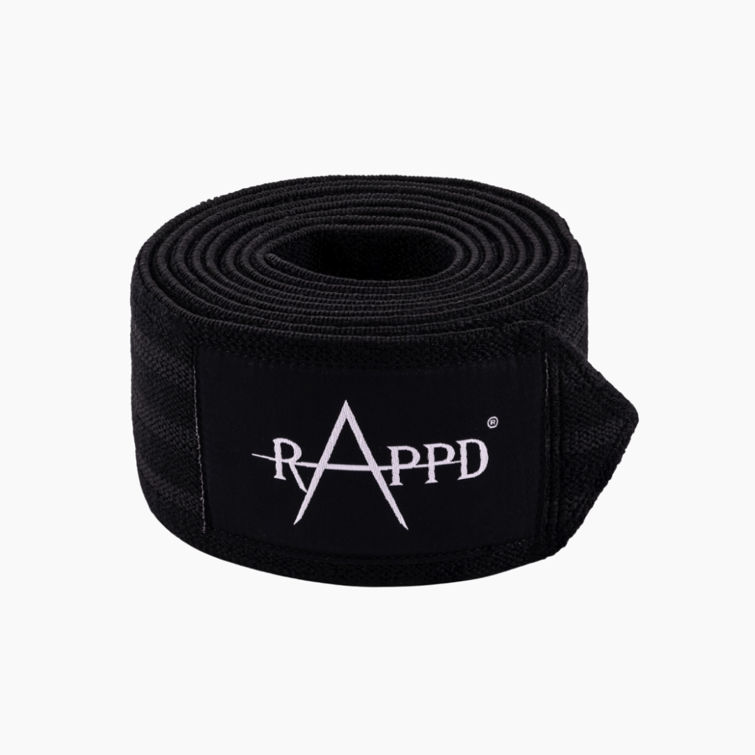 Rappd Knee Wraps 555 Heavy Duty 2.5m - Gym Equipment Melbourne