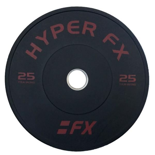 Commercial Bumper Plates - Black - 5kg to 25kg - Gym Equipment Melbourne