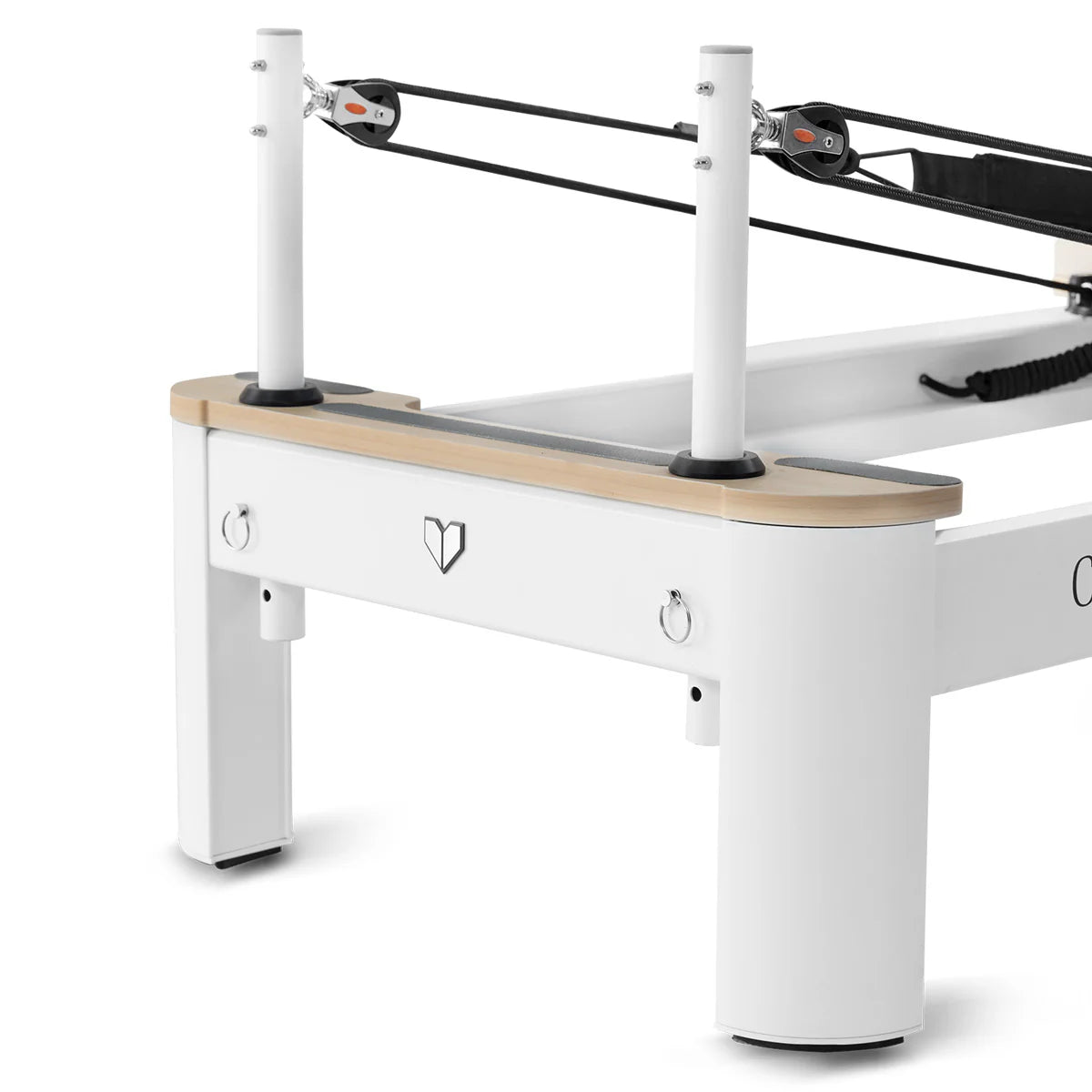 Contour Pro Aluminium Pilates Reformer Machine - Beige - Gym Equipment Melbourne