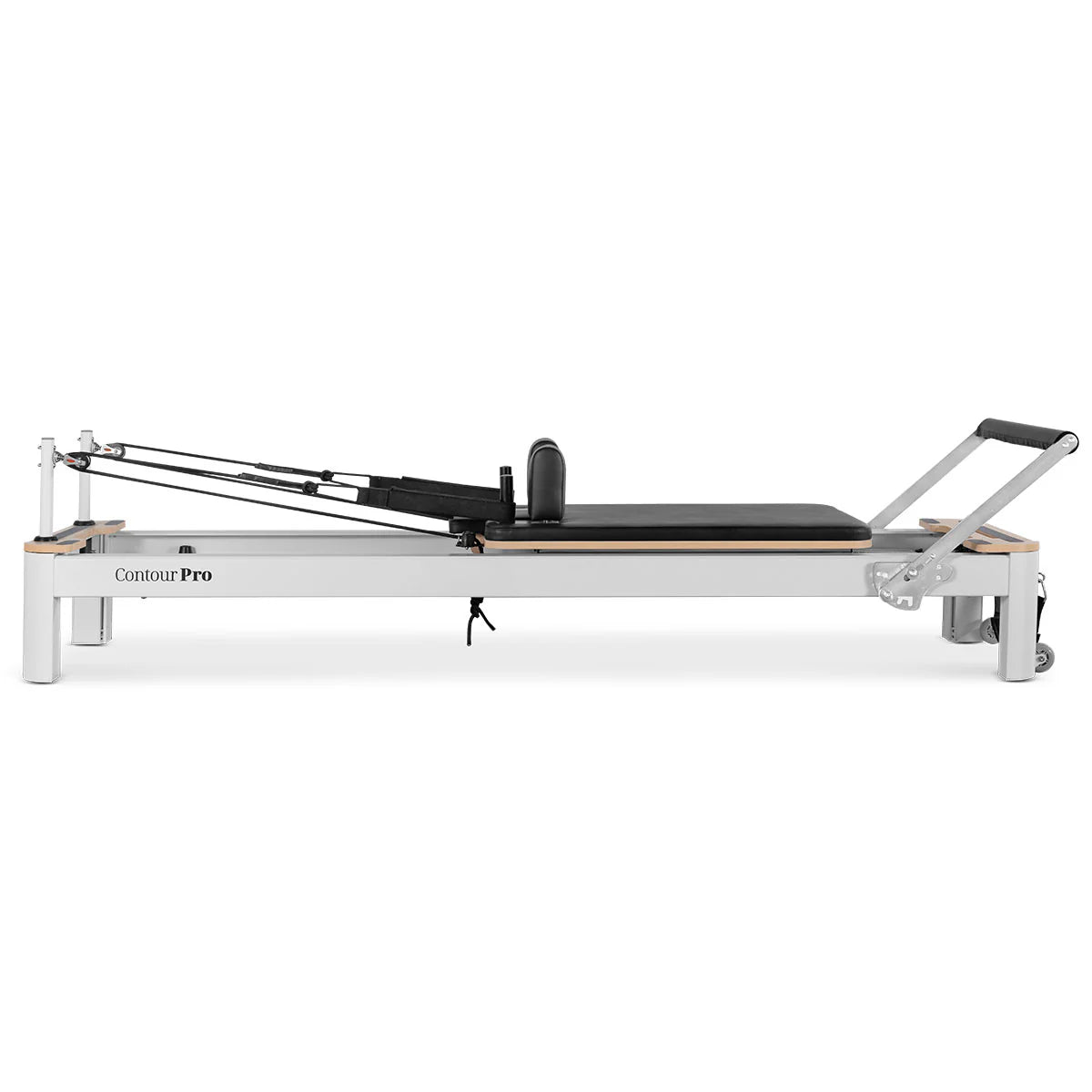 Contour Pro Aluminium Pilates Reformer Machine - Black - Gym Equipment Melbourne