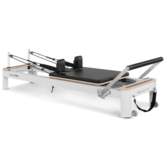 Contour Pro Aluminium Pilates Reformer Machine - Black - Gym Equipment Melbourne