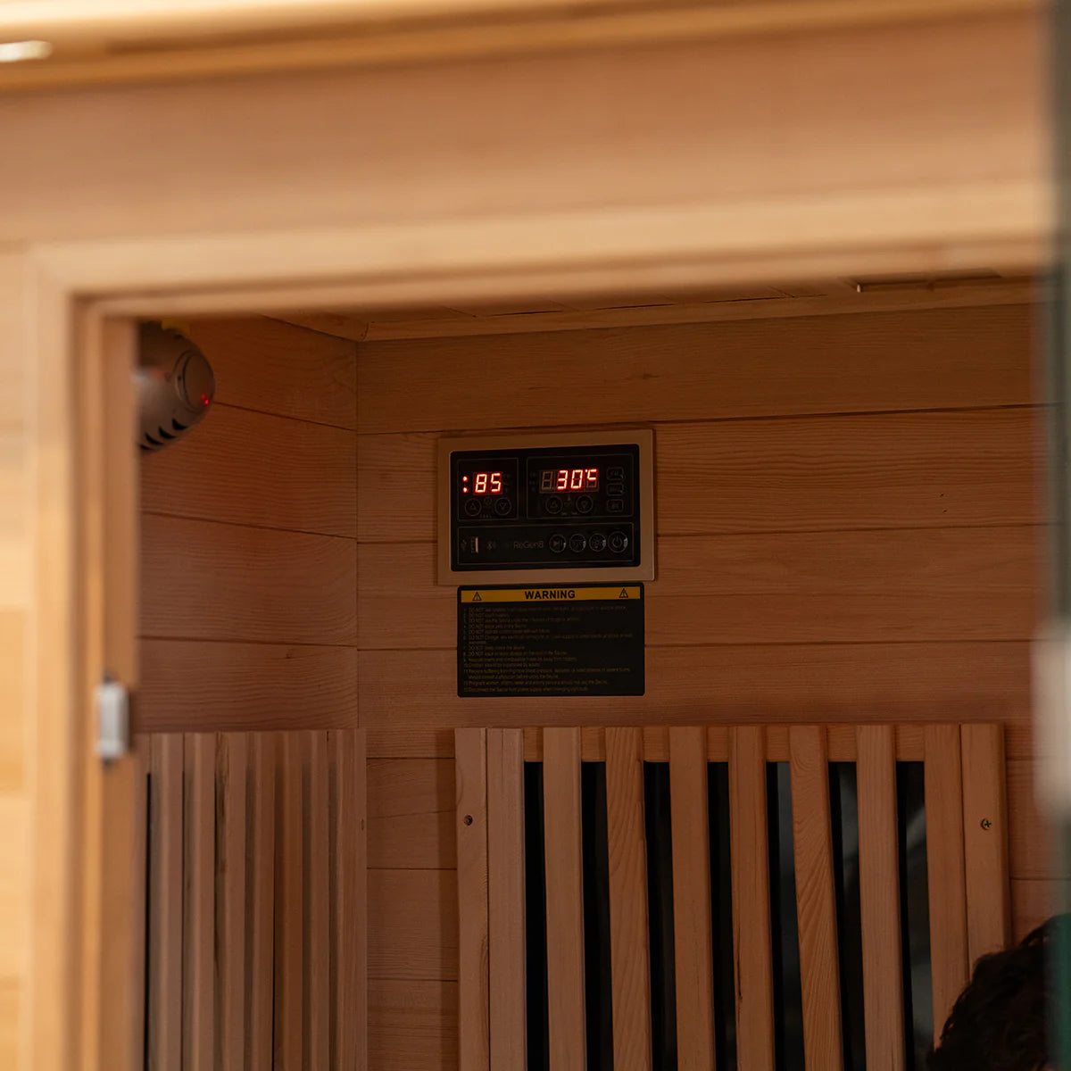 ReGen8 Trio Outdoor - 3 Person Infrared Sauna (Natural)