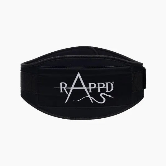 Rappd 4″ Neoprene Training Belt – 9mm (Black)