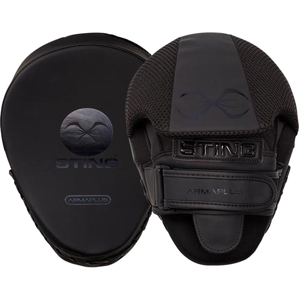 Sting Armaplus Focus Mitt - Matte Black - Gym Equipment Melbourne