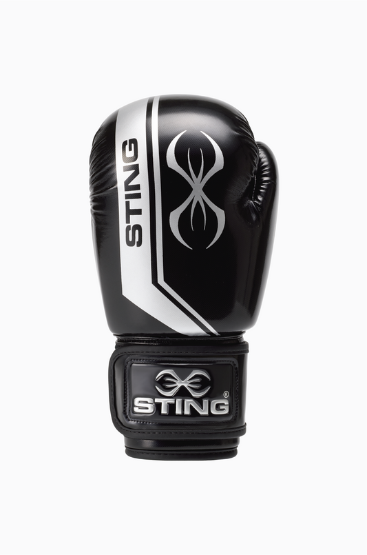 Armalite Boxing Gloves - Black/Silver - Gym Equipment Melbourne