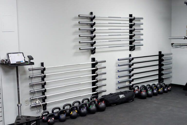 Barbell Horizontal Gun Rack (10 bars) - Gym Equipment Melbourne